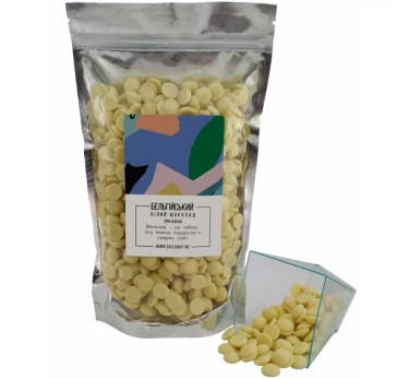 Бельгійський Білий шоколад Barry Callebaut W2, 500 г 28% какао, фото 1
