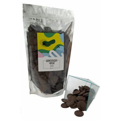Шоколадні чіпси (глазур) чорні (0,5 кг)