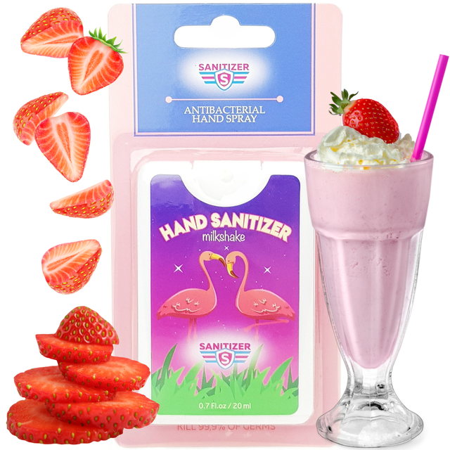 Санитайзер антисептик для рук Sanitizer Milkshake спрей 20 мл