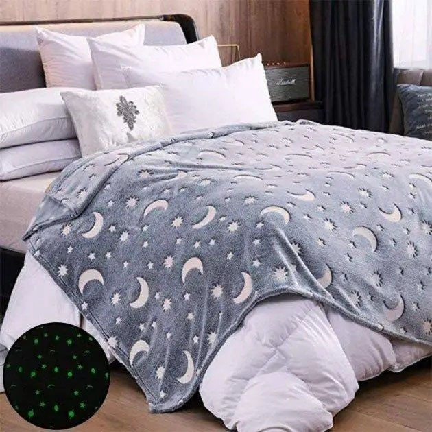 Ковдра з зірками що світяться Blanket kids Magic Star 150х100 см, Ковдра TL-511 magic blanket
