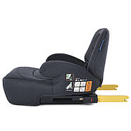 Автокрісло бустер дитячий зі спинкою El Camino ME 1112 i-GO Anthracite ISOFIX група 3, вага дитини 22-36 кг, фото 3