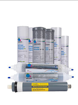 Комплект картриджей Leader Standart RO-6 Silver с мембраной