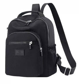 Міський рюкзак Confident тканинний на 16 л, чорний