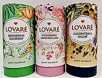 Чай Lovare Ловаре зелений у тубусах 3 шт по 80г