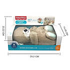 Дихаюча видра дитяча музична іграшка для сну в коробці 30 см різних кольорів із функцією дихання, фото 3