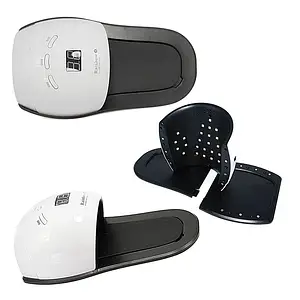 Лампа для манікюру та педикюру 2в1 Rainbow 113 UV LED Л02370 48W Біла з чорним