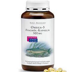 Омега 3 Sanct Bernhard Omega-3 500 mg (EPA 90 mg, DHA 60 mg) 400 Caps, 8912241 - 480