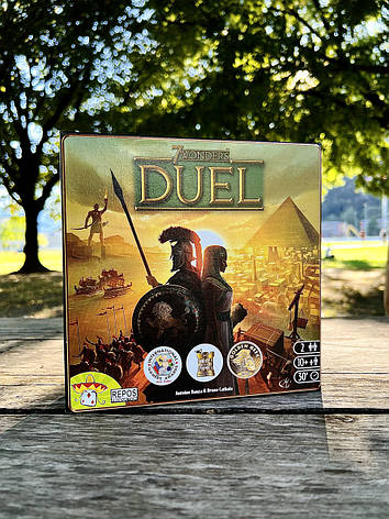Настільна гра 7 Чудес Дуель / 7 Wonders Duel + правила УКРАЇНСЬКОЮ, фото 1
