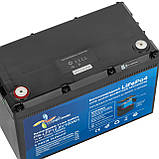 Літій-ферумний акумулятор Weekender LIFEPO4 12v100Ah + зарядний 30A, фото 5