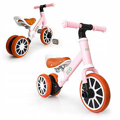 Біговел велосипед 2в1 Ecotoys ENERGY Pink