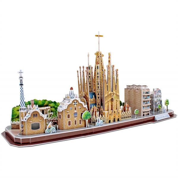 3D пазл CubicFun City Line Барселона