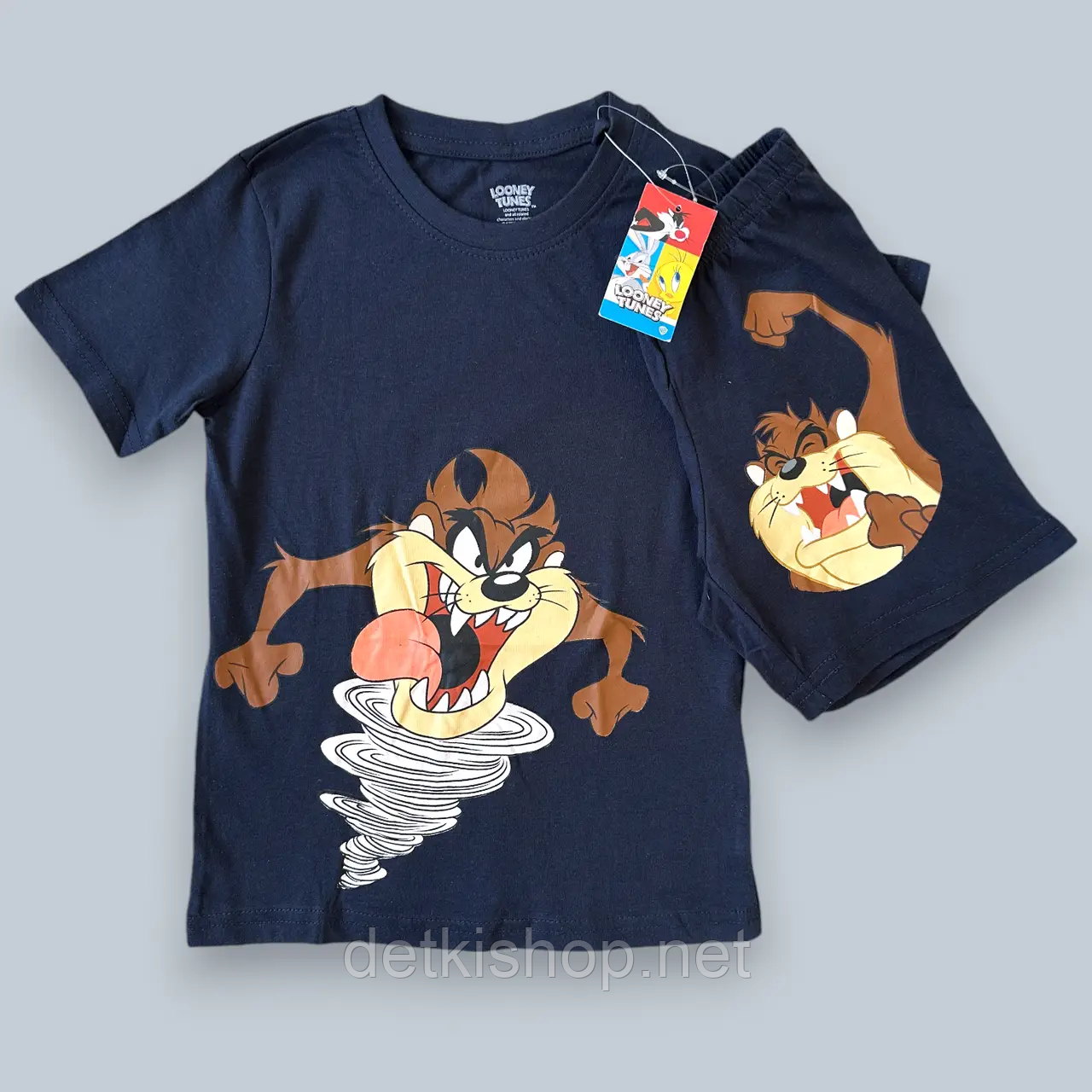 Дитячий літній костюм для хлопчика футболка та шорти 122-128см (6-8Y)