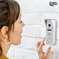 Комплект відеодомофона Light Vision: домофон 10" SINGAPORE (AI) FHD White та відеопанель RIO FHD Silver (82-00238-82-00217), фото 9