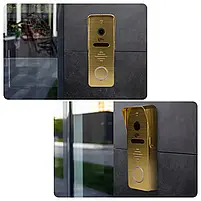 Комплект відеодомофона Light Vision: домофон 7" AMSTERDAM FHD Grey та відеопанель RIO FHD Gold (82-00237-82-00214), фото 9