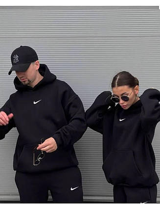 Чоловічий спортивний костюм Nike чорний, фото 2