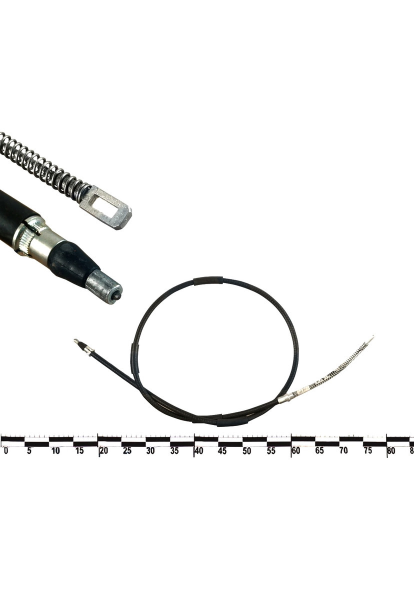 Трос ручного приводу гальма в зборі OEM для ваз 2108 2109 21099 (21080-3508180-10) yL., фото 1