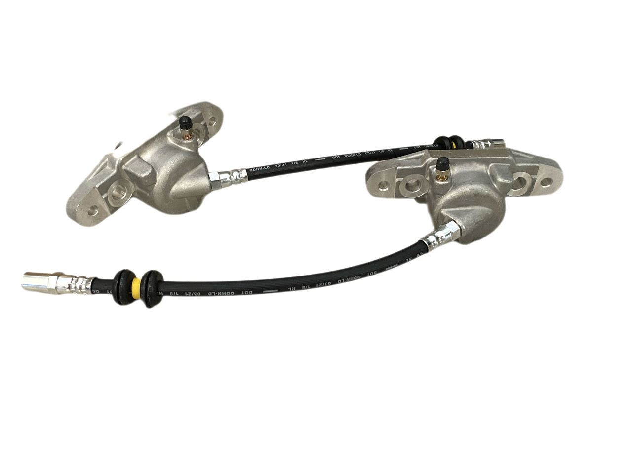 Циліндри передні зі шлангами для ваз 2110 2111 2112 2 шт (KT2110-3501014-15) yL., фото 1