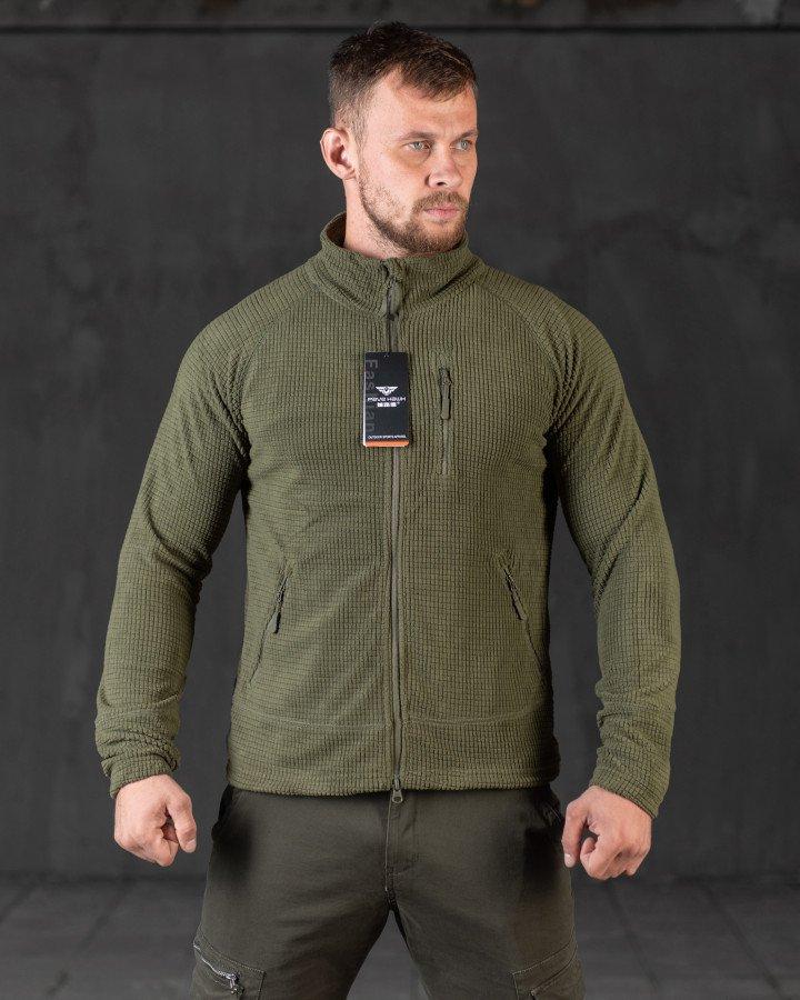 Флісова кофта Windblock Tactical олива ВТ0551