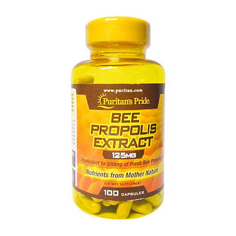 Puritan's Pride Bee Propolis Extract 125 mg (100 caps)
