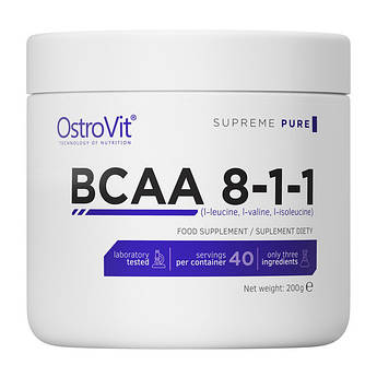 OstroVit BCAA 8-1-1 (200 g, pure)
