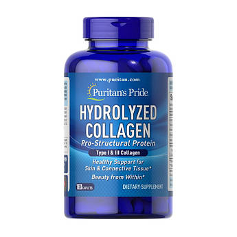 Puritan's Pride Hydrolyzed Collagen 1000 mg (180 caplets)