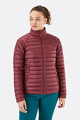 Пуховик жіночий Rab Microlight Jacket Womens 14 Бордовий (821468979611), 8732837 — 834