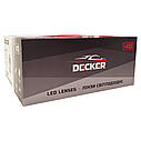 Світлодіодна лінза модуль для фар Decker LED BL 2.5" P-3 50W 5500K комплект 2 шт, фото 5