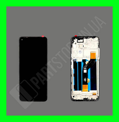 Дисплей Tecno Spark 6 (KE7) / Camon 16 SE (CE7J) з сенсором та рамкою, чорний (оригінальні комплектуючі), фото 1