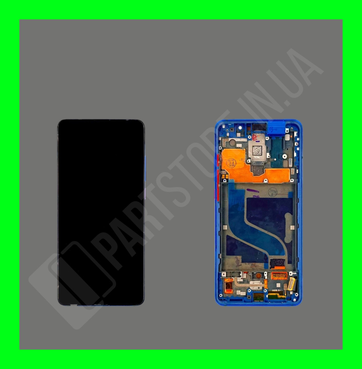 Дисплей Xiaomi Mi 9T/Mi 9T Pro/Redmi K20/Redmi K20 Pro із сенсором і рамкою, синій (OLED, оригінальні