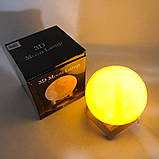 Світлодіодний нічник акумуляторний з usb Moon Lamp 13 см, Нічні світильники DE-854 для дітей, фото 5