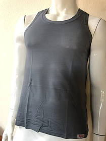 Чоловіча майка борцовка з бавовни Bono 650120 антрацит (розміри 48-54)