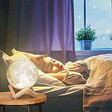 Нічник світиться місяць Moon Lamp ZB-182 18 см, фото 9