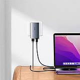 МЗП Baseus GaN5 Pro Ultra-Slim QC 3.0+PD 65W (1USB-A/1C) + кабель Type-C to Type-C (CCGP15011), фото 5