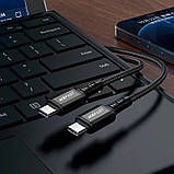 Дата кабель Acefast C1-09 USB-C to USB-C PD240W 40Gbps USB 4 aluminum alloy (1m), фото 4