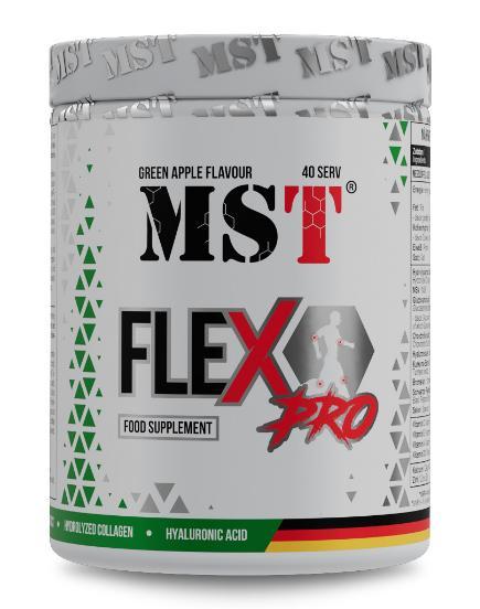 Для суглобів і зв'язок із колагеном MST Nutrition FLEX Pro 420 грамів Смак: Зелене яблуко, фото 1