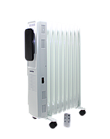 Metier Радіатор масляний 2000Вт, 9секцій, електронне керування, програмування температури та часу роботи, пульт ДК, керування, фото 2