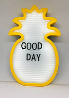 Нічний світильник Ананас Light up message board з посланням florentia