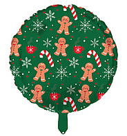 Куля фольгована кругла Новорічне печево (Китай)