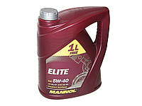 Олія моторна MANNOL Elite синтетика 5w40 3+1L SN/CF florentia