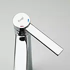 F1067-2 умивальник високий одноваж. литий вилив лат. корпус гайка Ø25 (хром)** {10}, фото 3