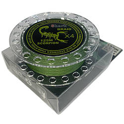 Шнур Shark Braid Scorpion X4 0.20 mm / 16.7 kg 125 m