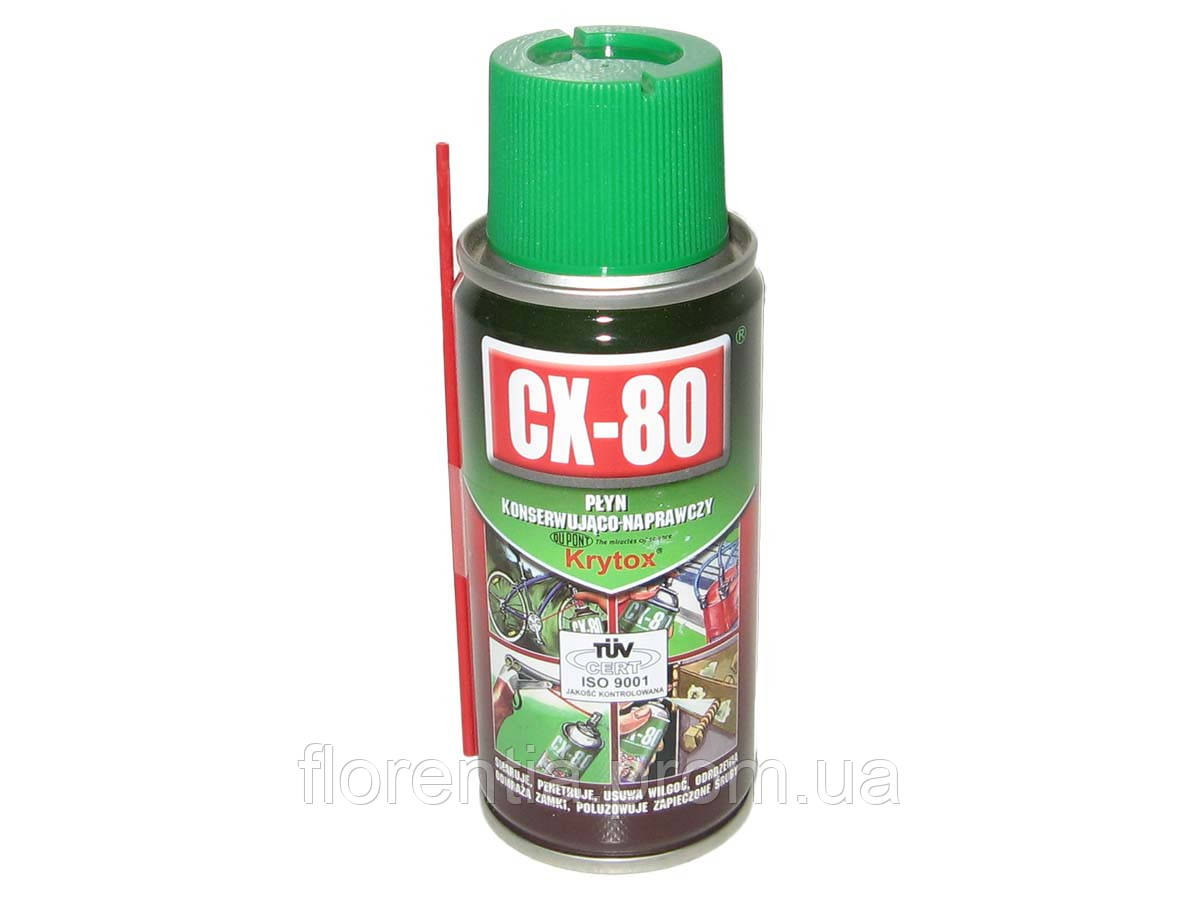 Мастило з тефлоном Krytox CX-80/100ml - спрей florentia - фото 1 - id-p2397920566