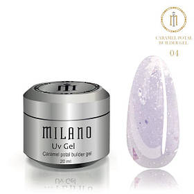 Гель для нарощування з поталлю Caramel Potal Builder Gel 15 ml 04
