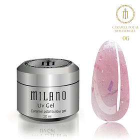 Гель для нарощування з поталлю Caramel Potal Builder Gel 15 ml 06
