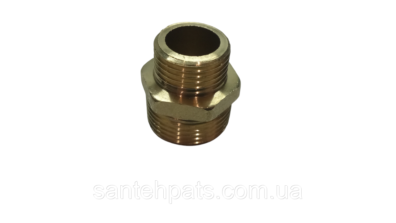 Перехід 3/4" зовнішнє 1/2" зовнішнє різьблення lexline, фото 1