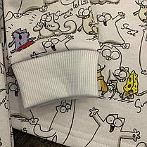 Дитяча піжама з начосом кіт Саймон Five Stars 10726-116р, фото 4