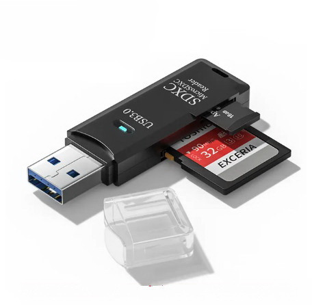 Картридер USB 3.0 OTG для читання карт пам'яті TF/SD Micro SD