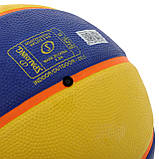 Баскетбольний м'яч Spalding TF-33 Outdoor (синьо-жовтий), фото 4