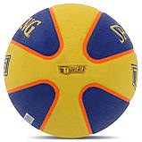 Баскетбольний м'яч Spalding TF-33 Outdoor (синьо-жовтий), фото 6