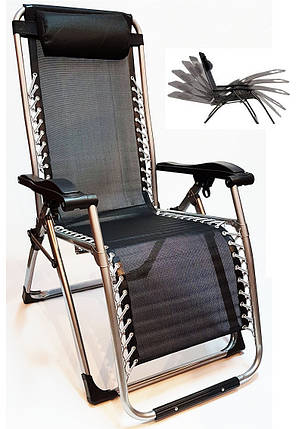 Садово-пляжний шезлонг Zero Gravity, фото 1